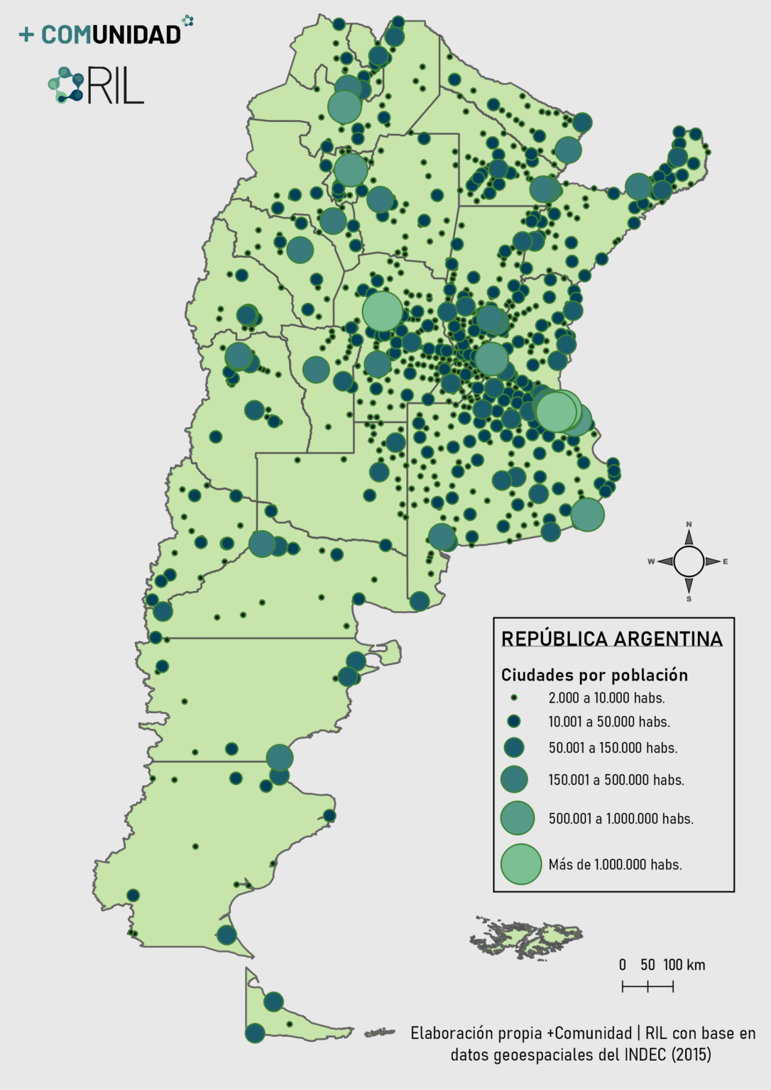 Argentina, un país de ciudades + Comunidad