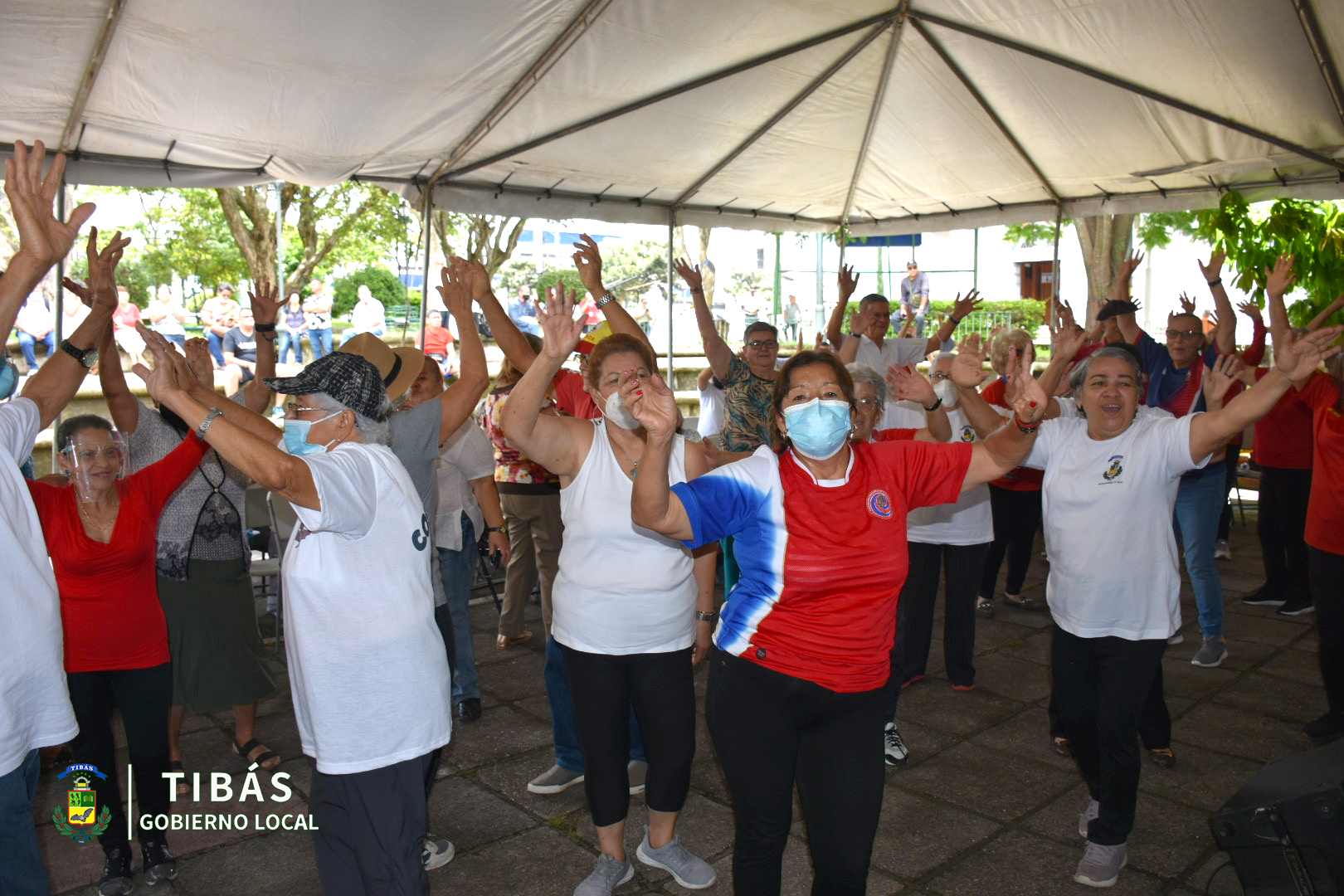 Festejos con adultos mayores.