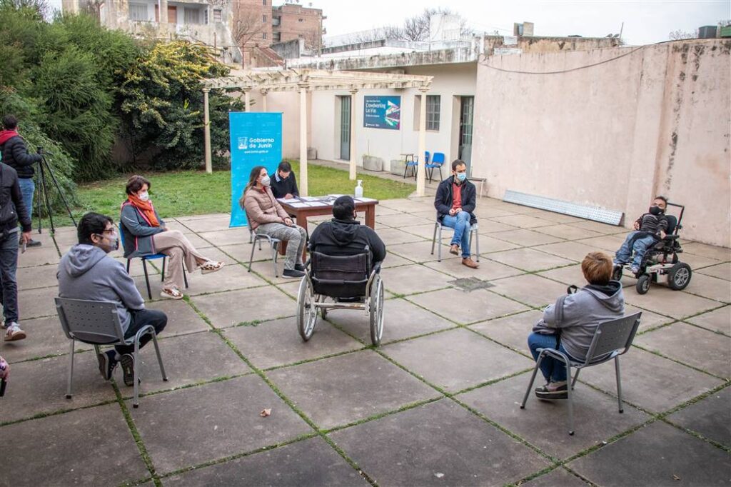 Actividad de la Dirección de Personas con Discapacidad de Junín. Inclusión.