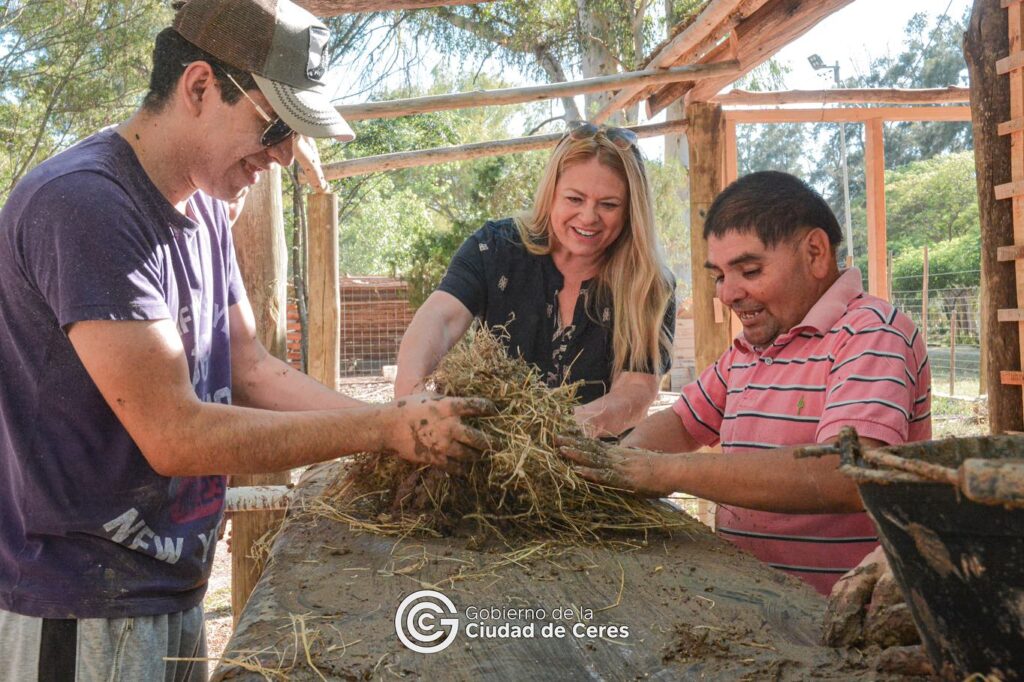 jornada de trabajo, en el marco del mejoramiento del refugio municipal de animales de ceres.