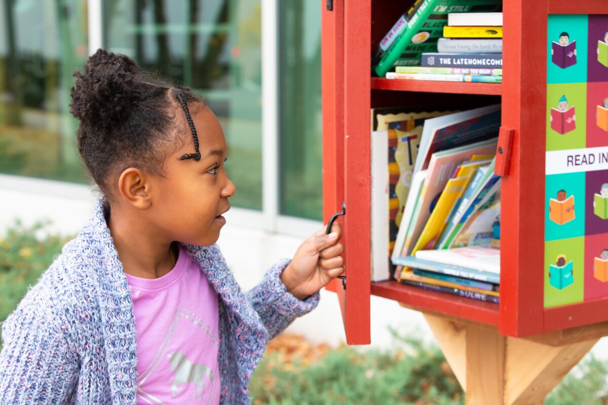Pequeñas bibliotecas libres y accesibles para promover la alfabetización 